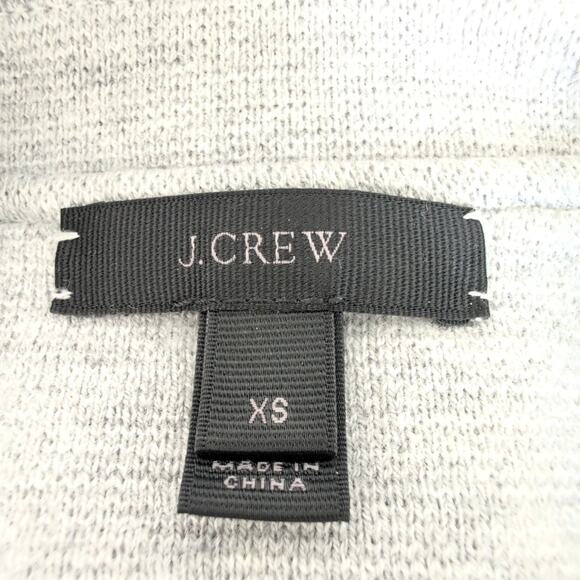 J. CREW Sophie Open Front Sweater Blazer Heather Gray Size XS Womens Excellent - Picture 8 of 12